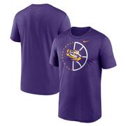 LSU Nike Legend Basketball Icon Tee